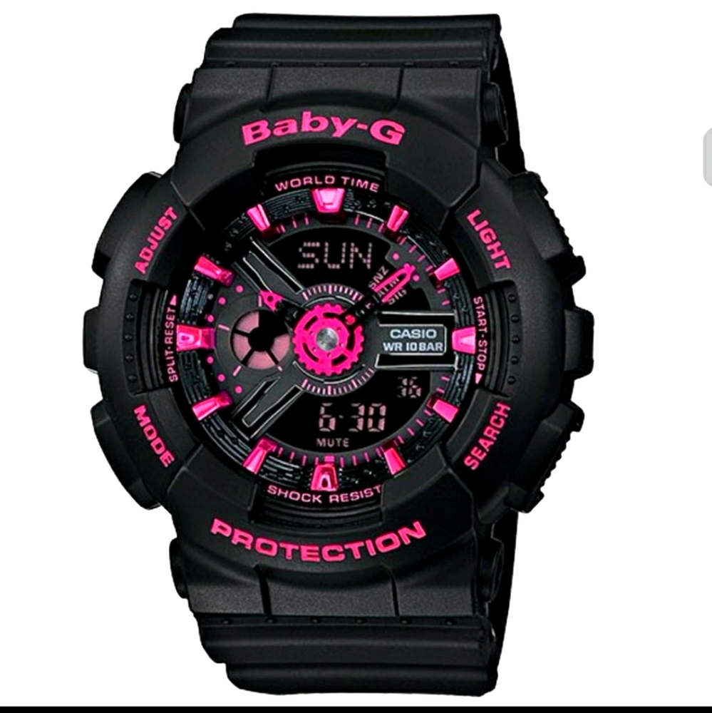NEW G-Shock - Baby-G Watch PINK / BLACK